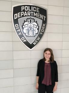 Ashley Kemper - NYPD internship sign