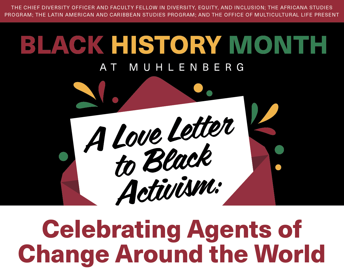 2023: Muhlenberg Announces Black History Month Programming